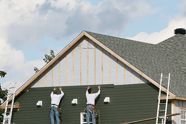 Professional Siding Replacement technician working in Valdese, NC